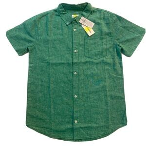 Green Boys Button Up Shirt